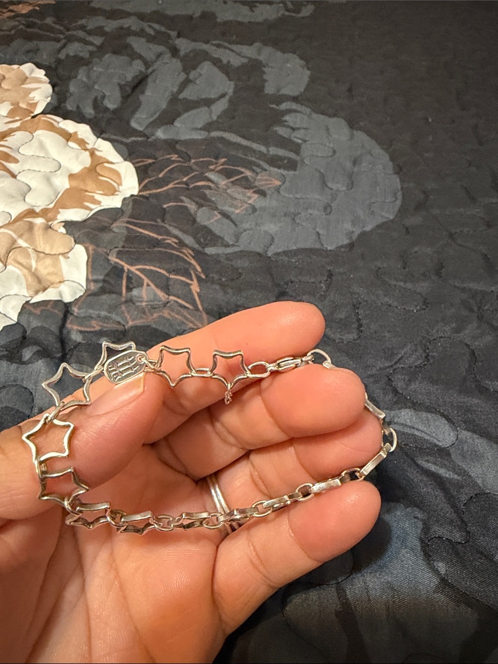 James Avery Silver Star Link Bracelet